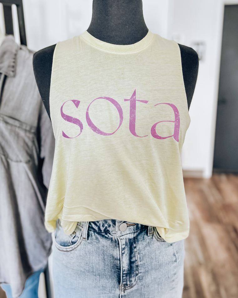 Sota Tank [light yellow/purple]