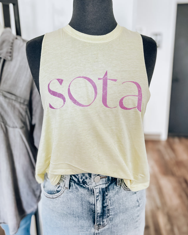 Sota Tank [light yellow/purple]