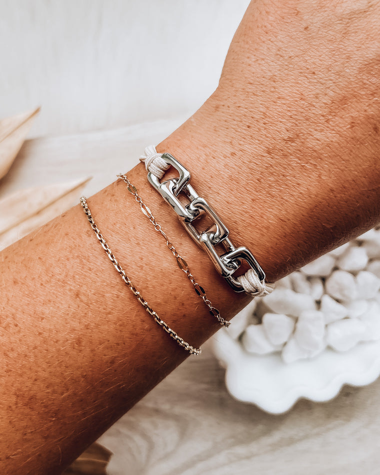 Gaia Bracelet/Hair Tie [silver]