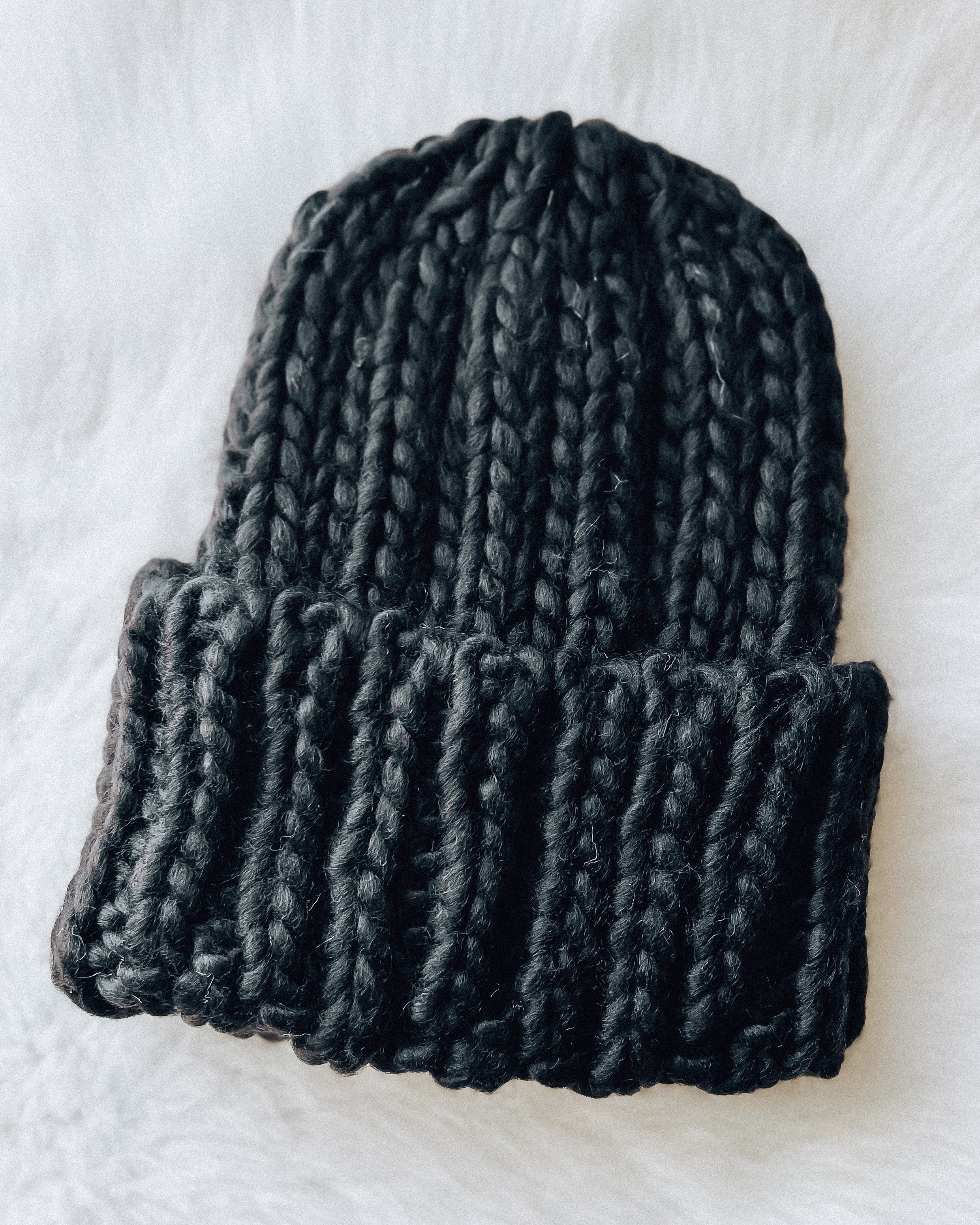 Chunky Knit Beanie [black]