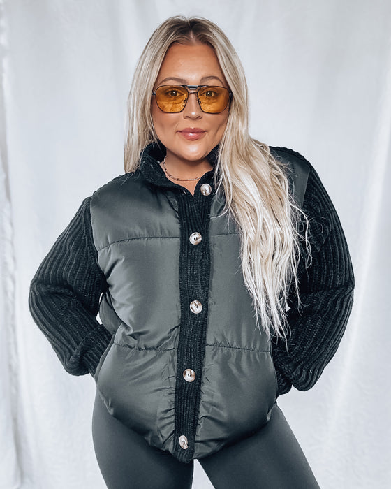 Forefront Sweater Jacket [black]