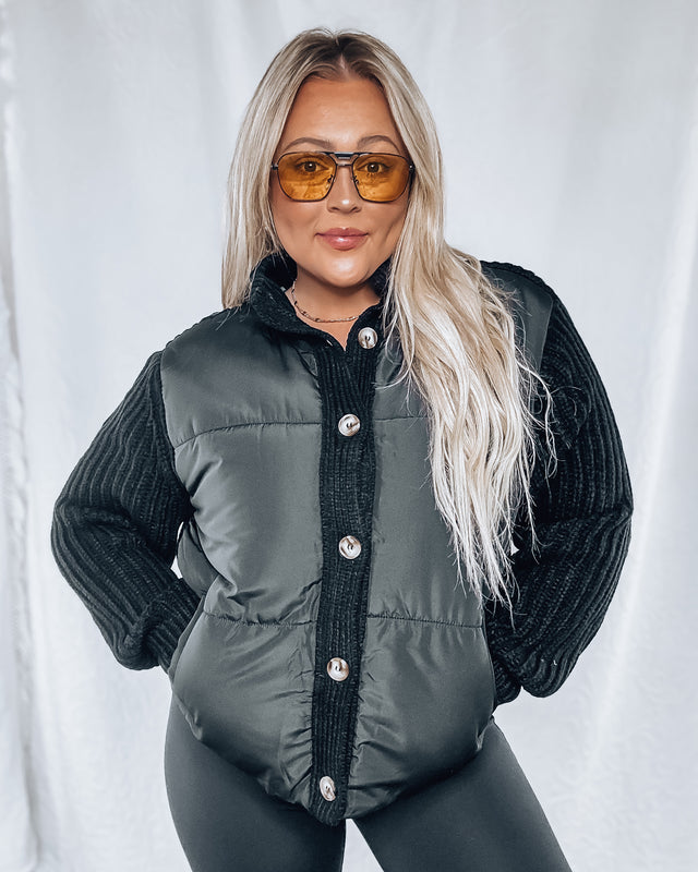 Forefront Sweater Jacket [black]