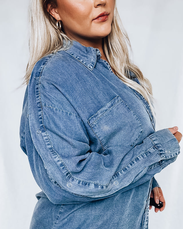 New Chapter Blouse [lt denim]