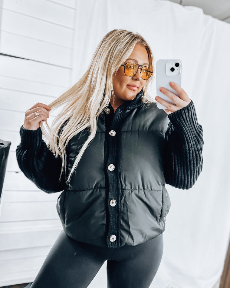 Forefront Sweater Jacket [black]