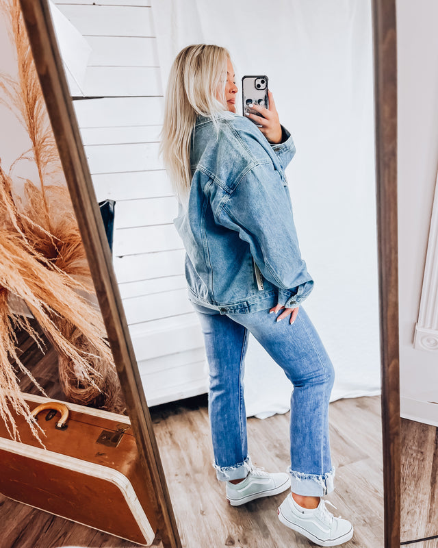 Memory Lane Denim Jacket [medium wash]