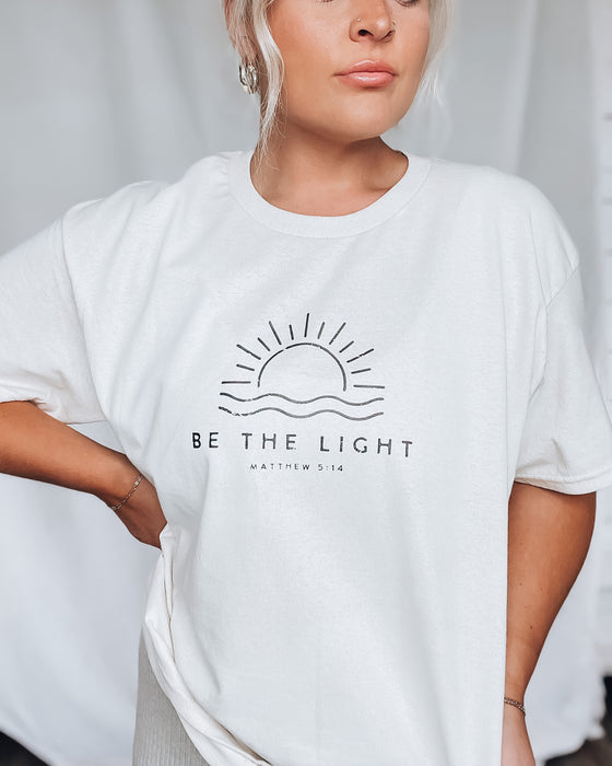 Be The Light Tee [cream/blk]