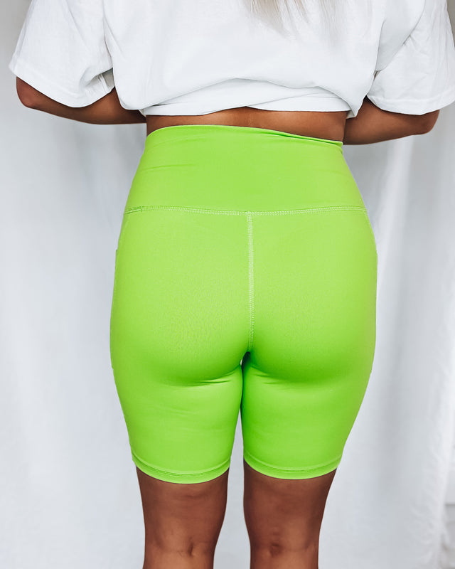 Sweet as Honey Biker Shorts [green]