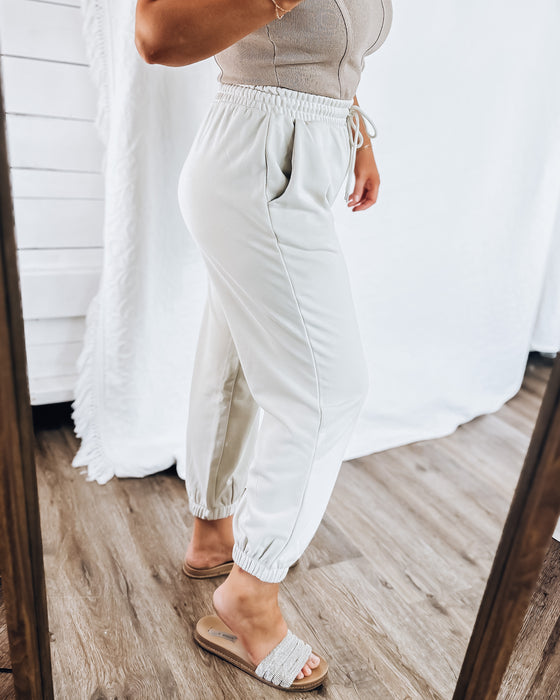 Calm & Collected Sweatpants [smokey taupe]