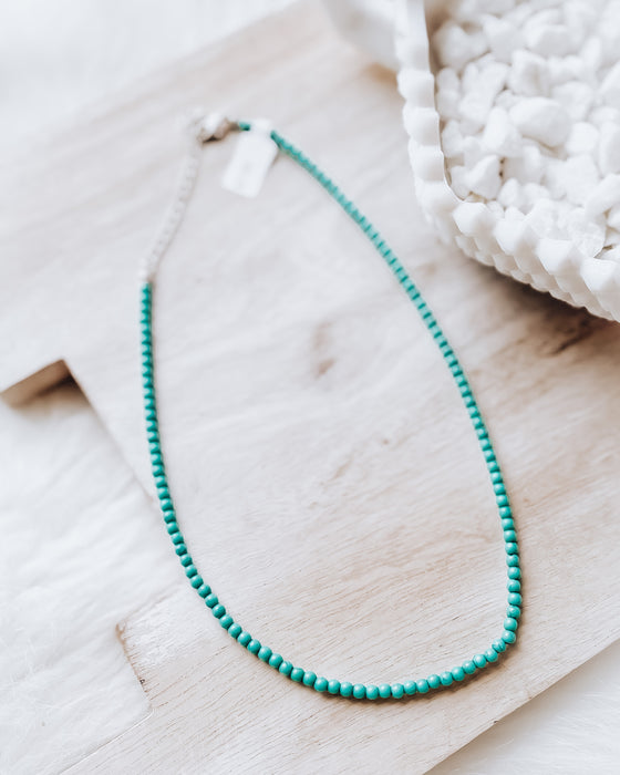 Beaded Necklace [turquoise]