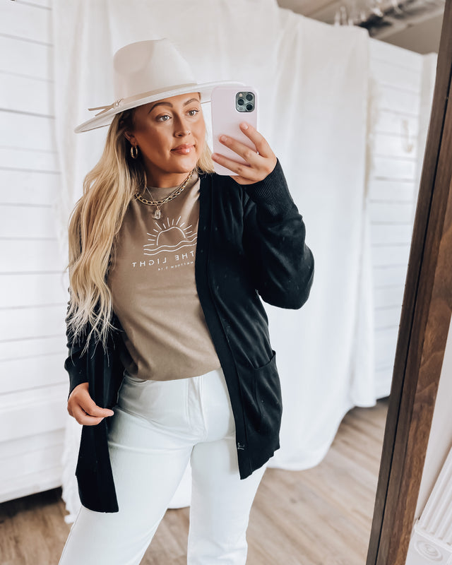 Be The Light Tee [brown/cream]