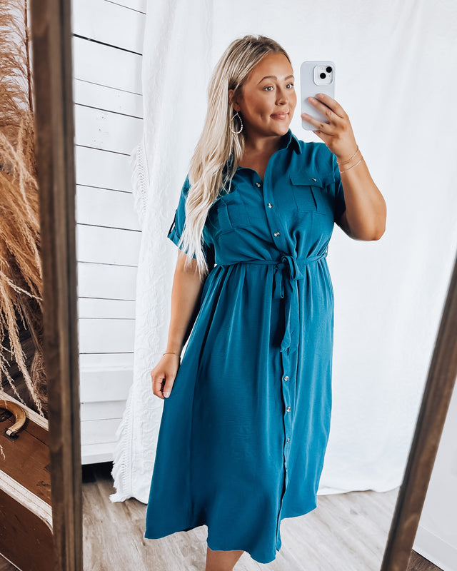 Set Sail Dress [teal]