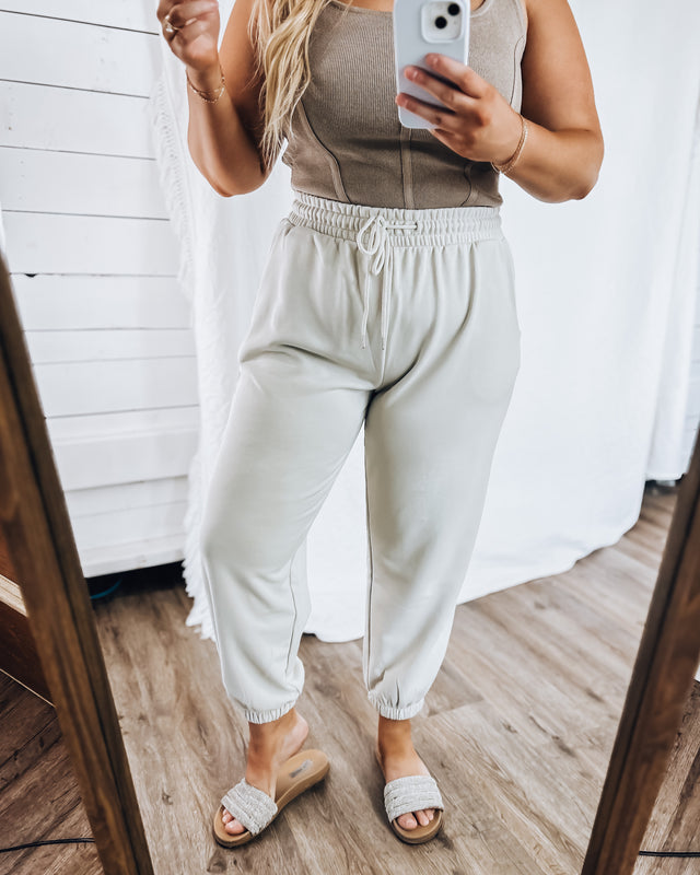 Calm & Collected Sweatpants [smokey taupe]