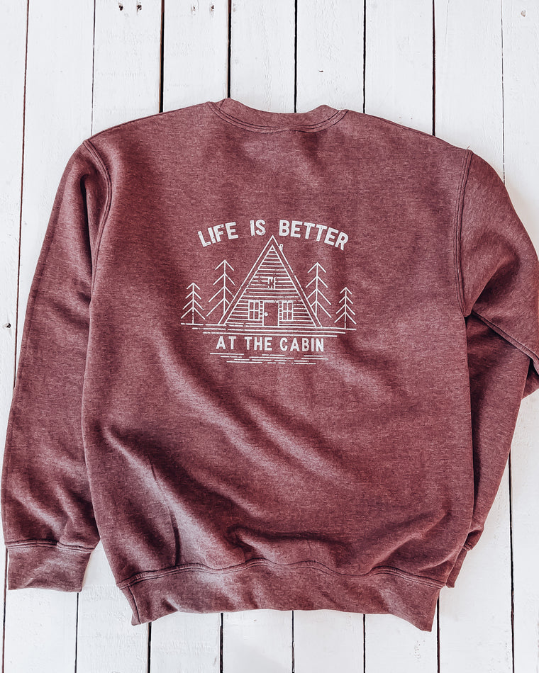 Cabin Crew unisex sweatshirt [maroon/white]