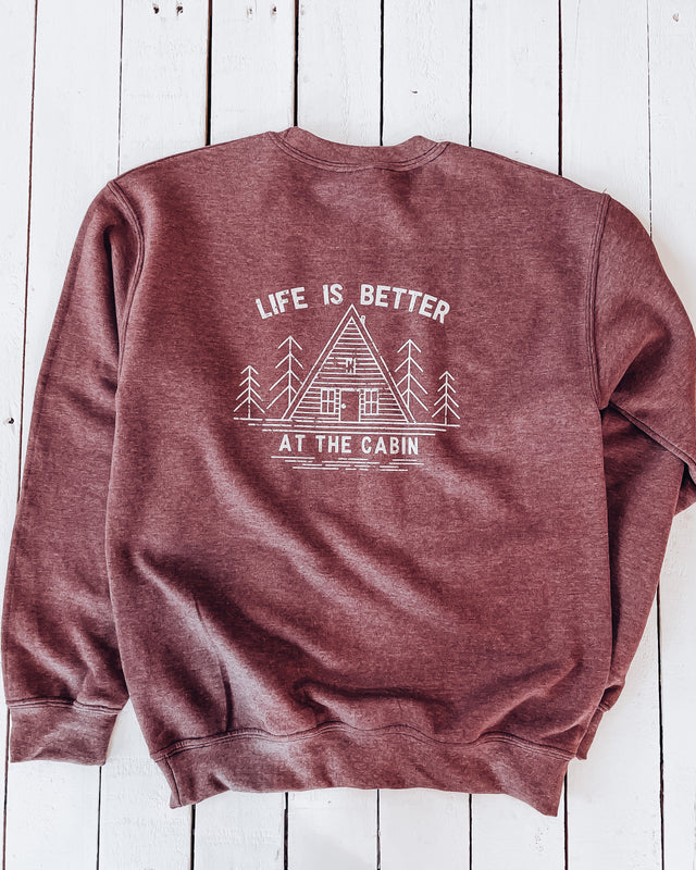 Cabin Crew unisex sweatshirt [maroon/white]