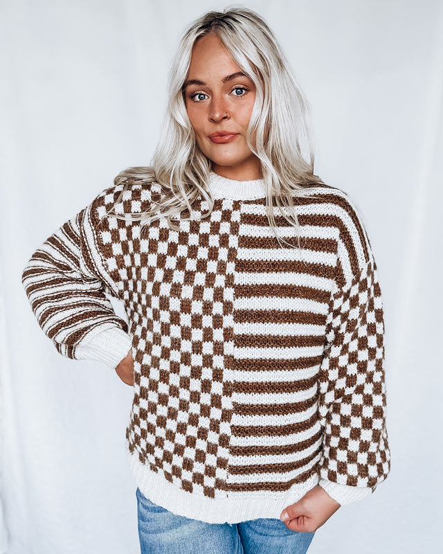 Feeling Cheeky Sweater [brown]