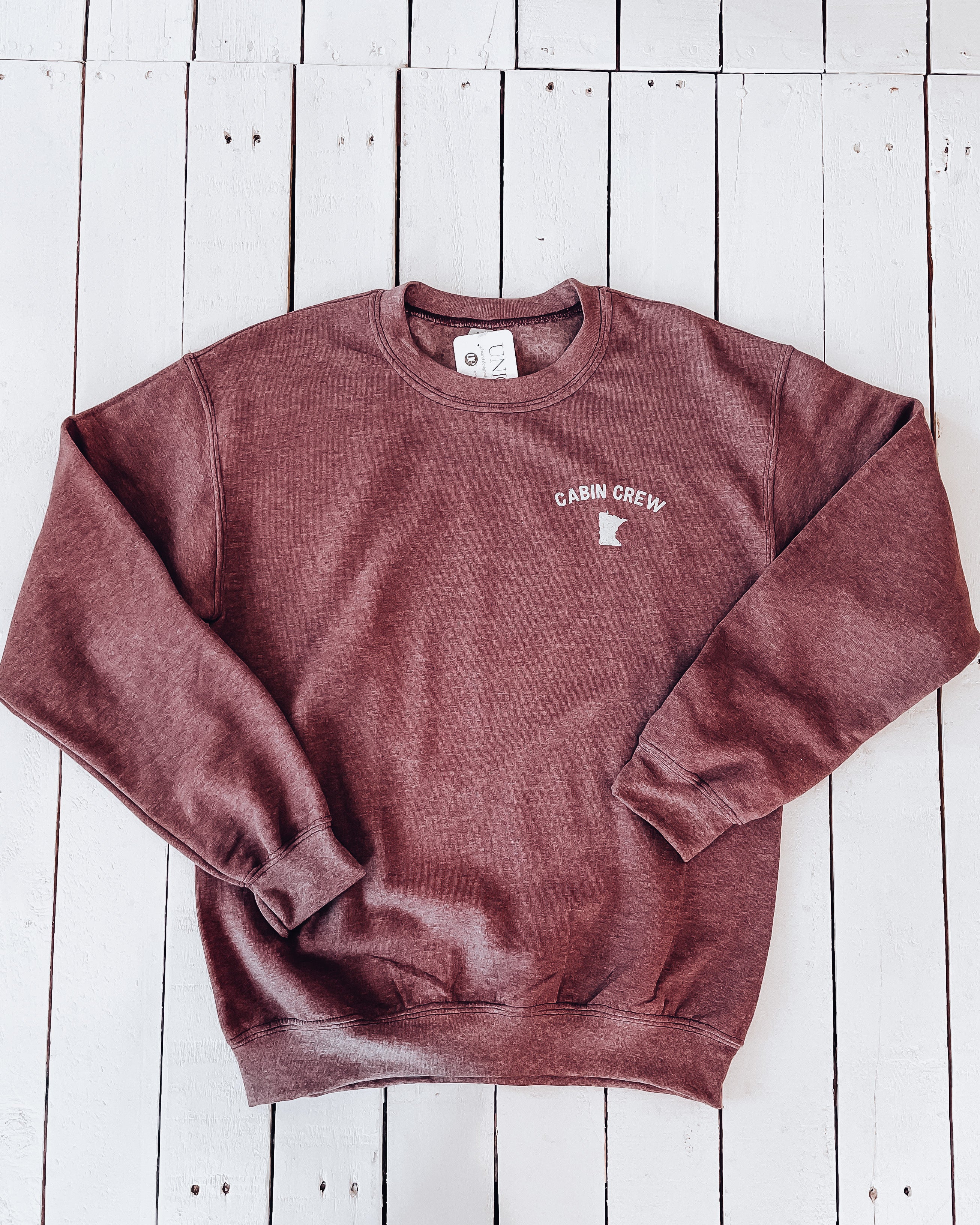 Cabin Crew unisex sweatshirt [maroon/white]