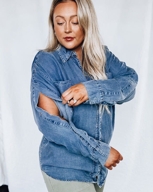 New Chapter Blouse [lt denim]