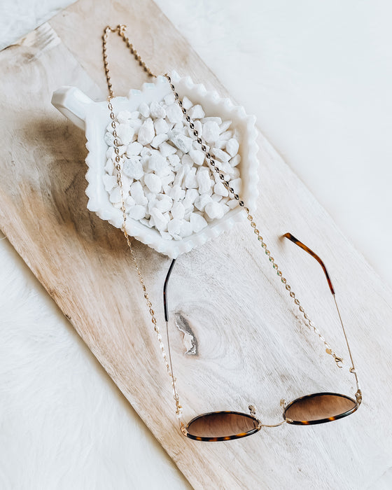 2 in 1 Aphrodite eyewear holder & Necklace [gold]