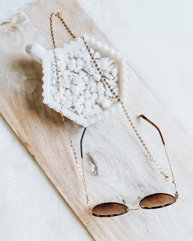2 in 1 Aphrodite eyewear holder & Necklace [gold]