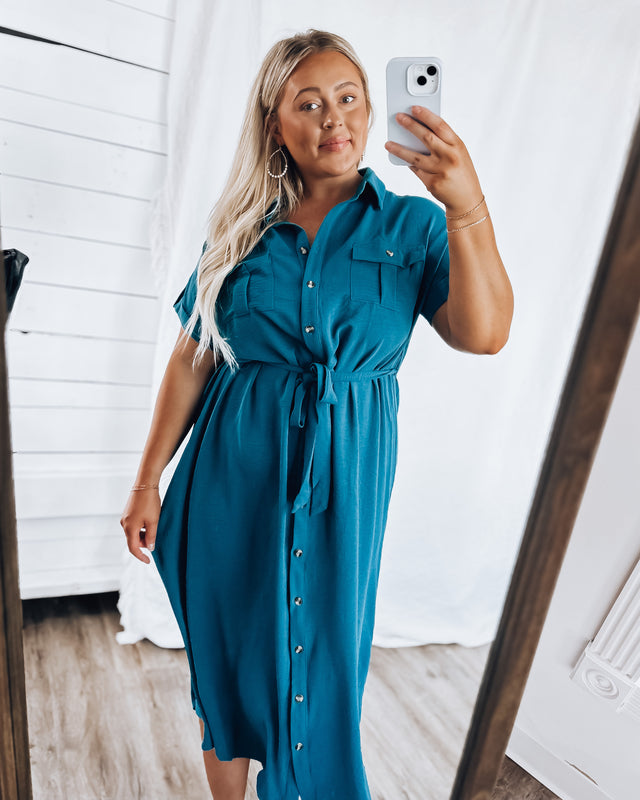 Set Sail Dress [teal]