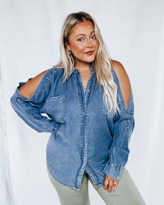 New Chapter Blouse [lt denim]