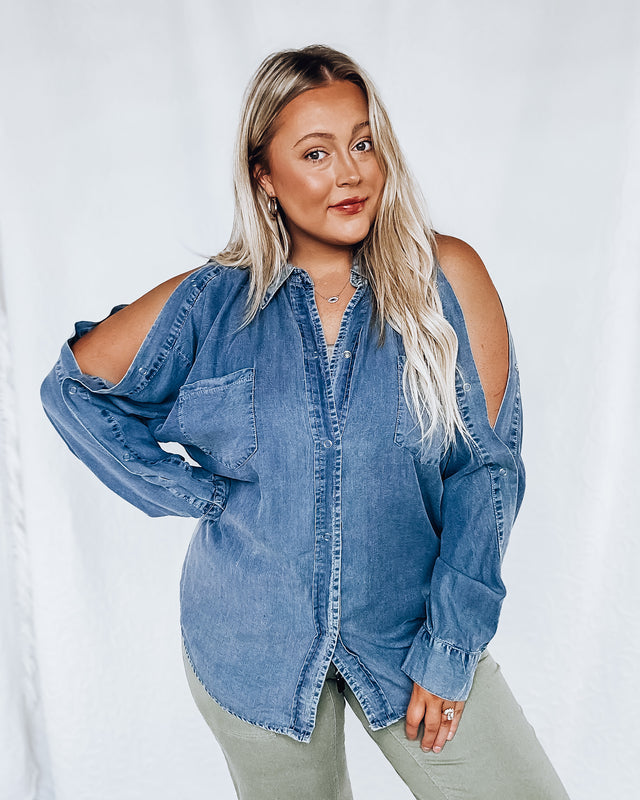 New Chapter Blouse [lt denim]