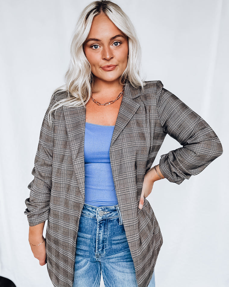 Plaid Blazer [multi]