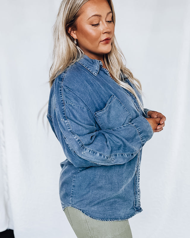 New Chapter Blouse [lt denim]