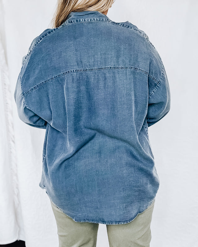 New Chapter Blouse [lt denim]
