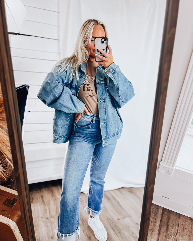 Memory Lane Denim Jacket [medium wash]