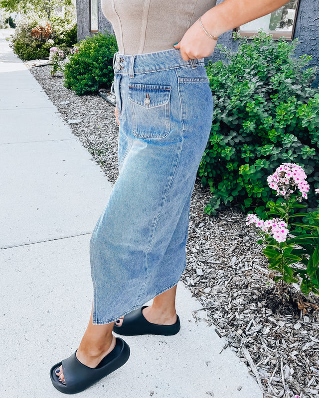 Love Letter Skirt [med wash]