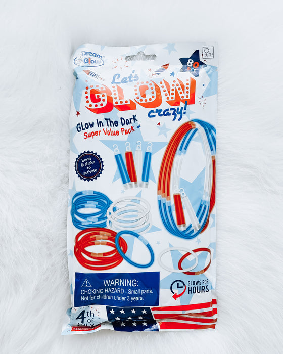 Glow Crazy Value Pack [red,white,blue]