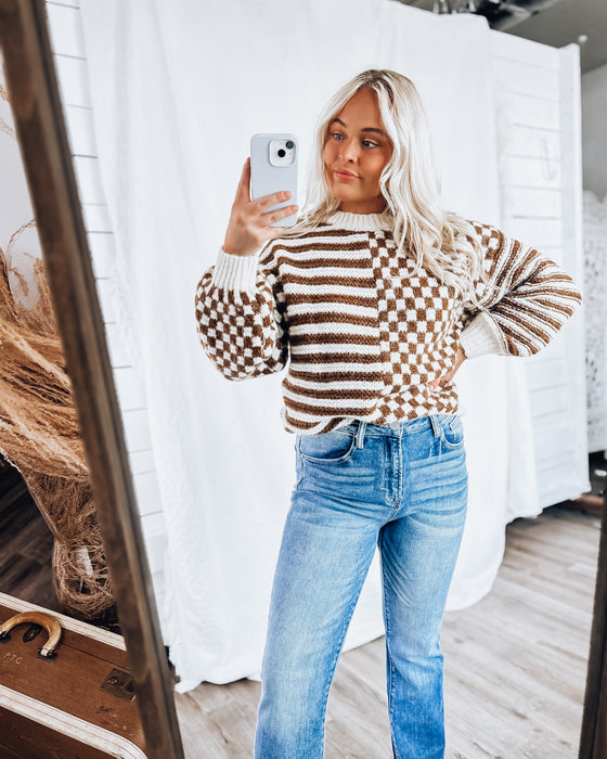 Feeling Cheeky Sweater [brown]