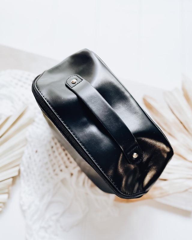 RESTOCKED: Cosmos Cosmetic Bag [black]