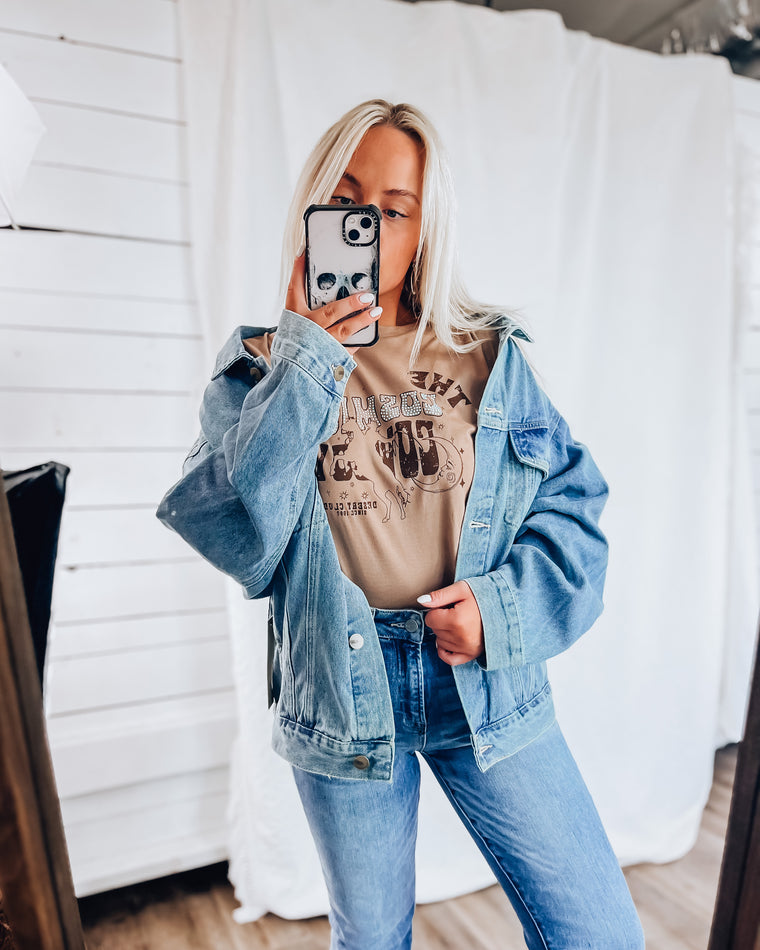 Memory Lane Denim Jacket [medium wash]