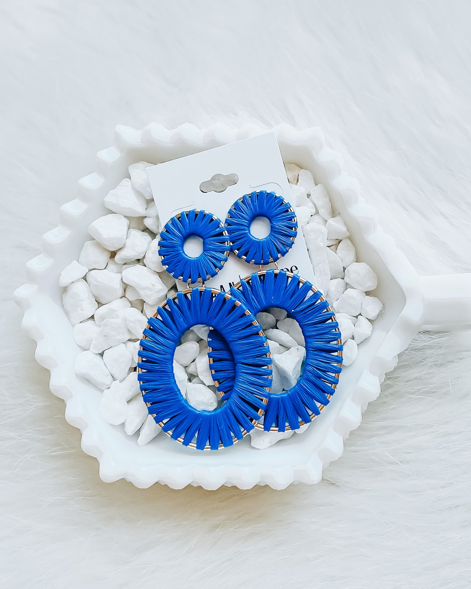 On the Coast Drop Earrings [blue]