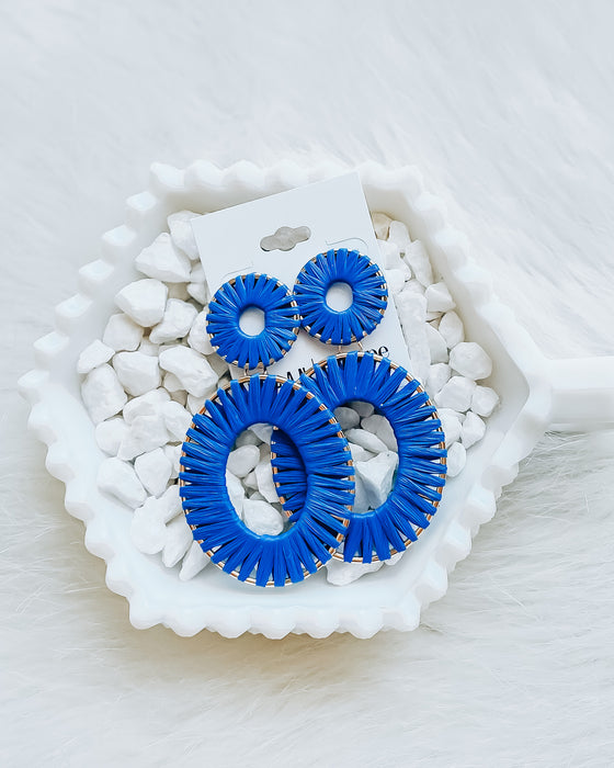 On the Coast Drop Earrings [blue]