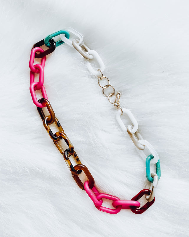 Resin Chain Link [pink]