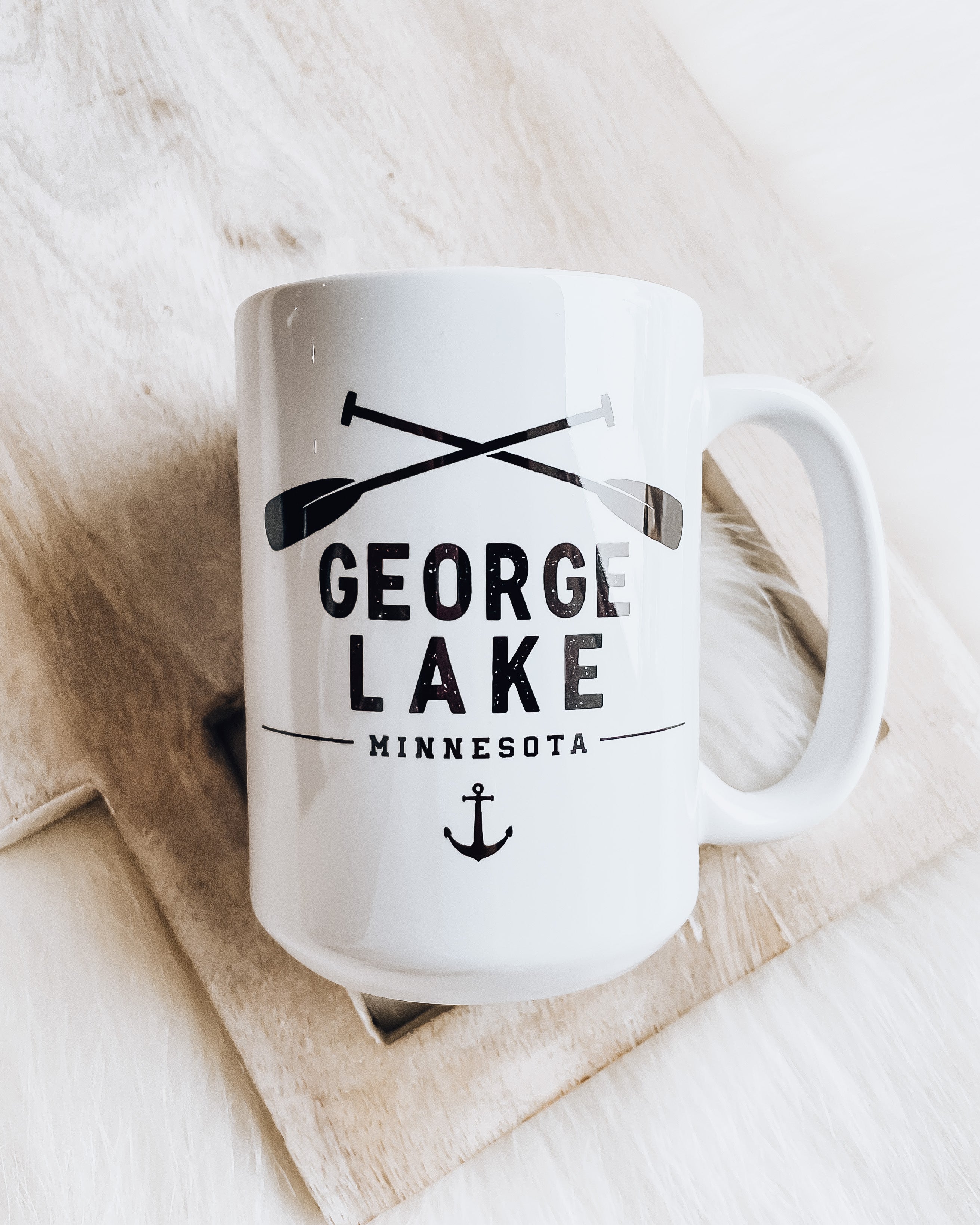 George Lake Paddles Mug [blk/white]