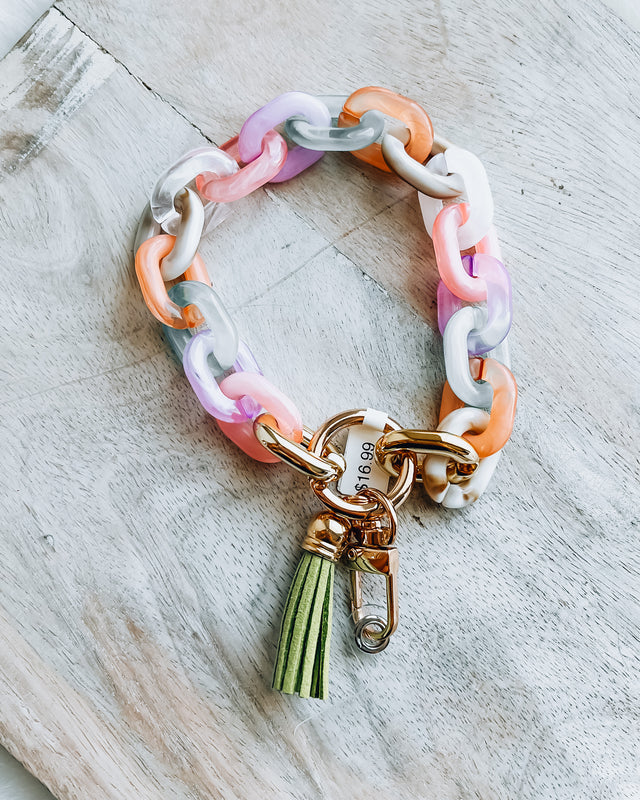 Chain Key Wristlet [multi color]