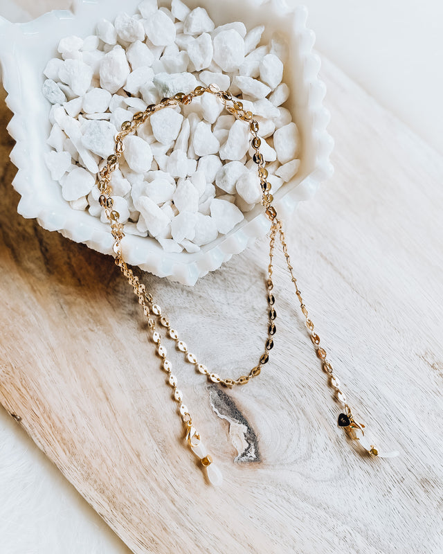 2 in 1 Aphrodite eyewear holder & Necklace [gold]