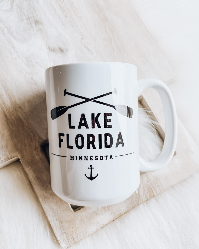 Lake Florida Paddles Mug [blk/white]