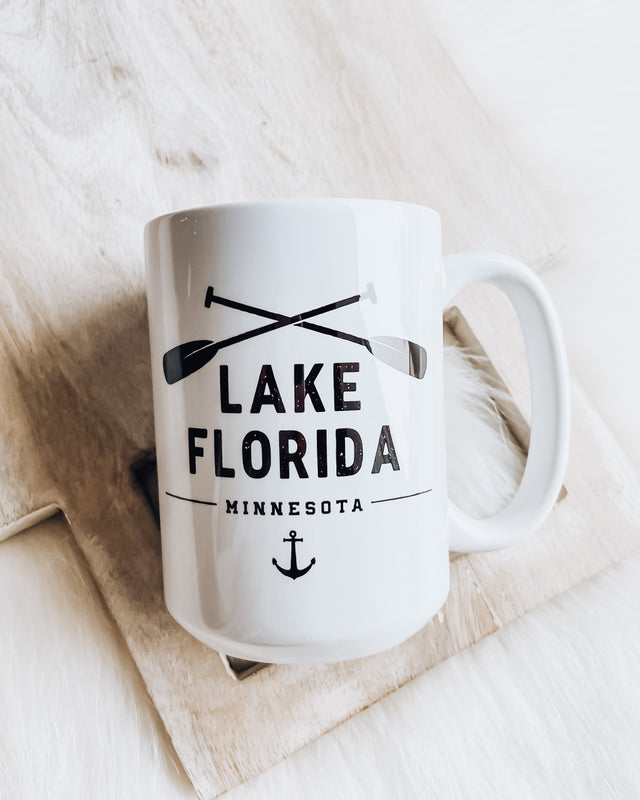 Lake Florida Paddles Mug [blk/white]