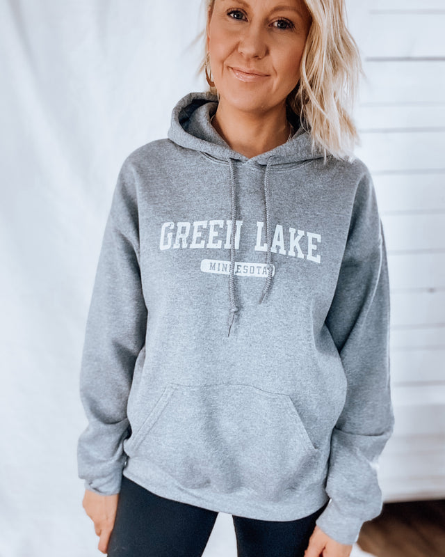 green lake minnesota athletic hoodie [hthr grey]