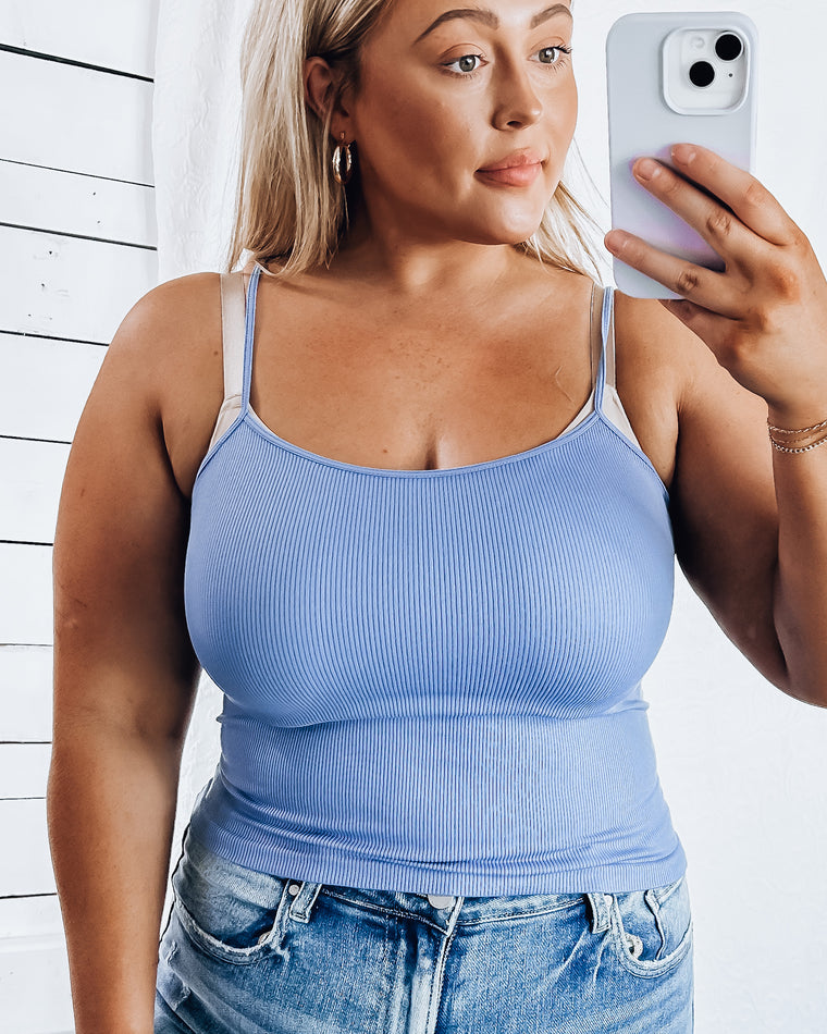 Brooke Cami [stone blue]