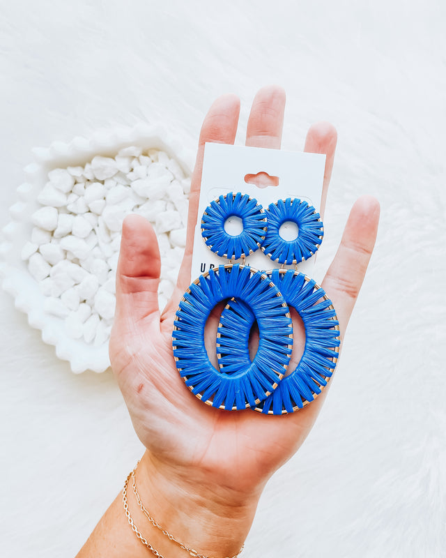 On the Coast Drop Earrings [blue]
