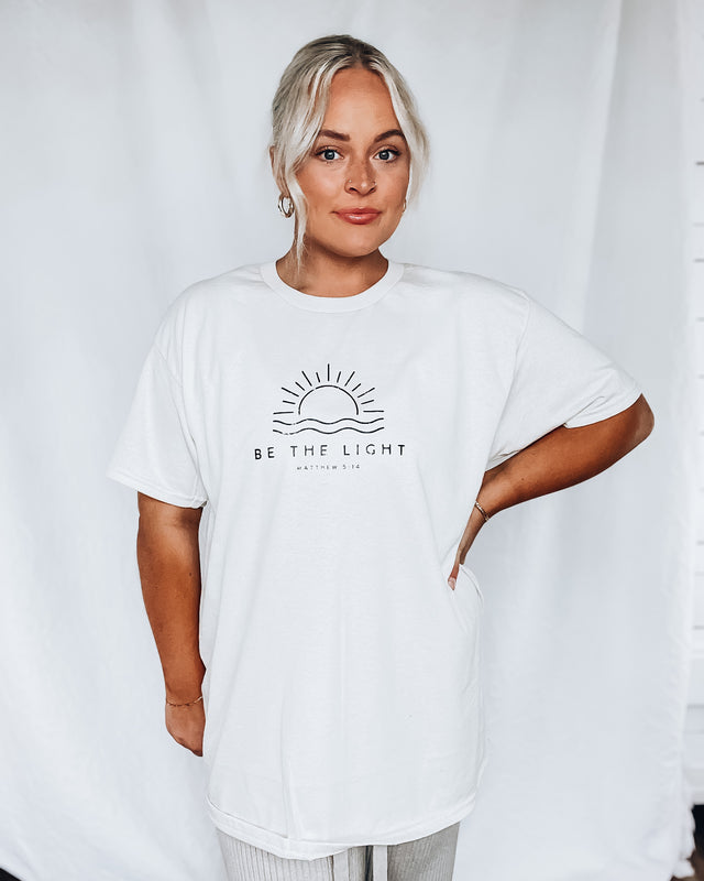 Be The Light Tee [cream/blk]