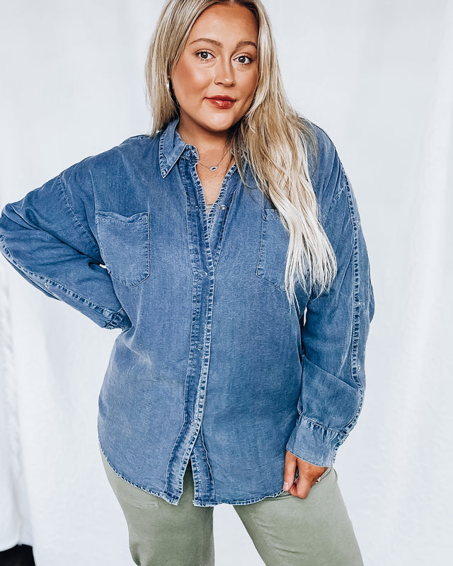 New Chapter Blouse [lt denim]