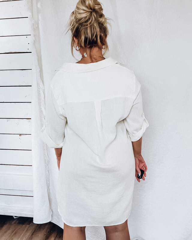 Set Sail Tunic Dress [cream]