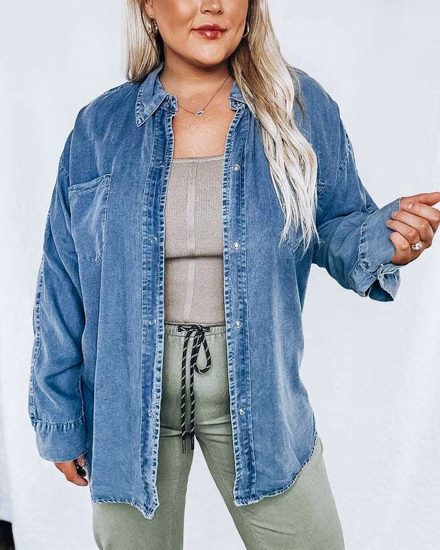 New Chapter Blouse [lt denim]